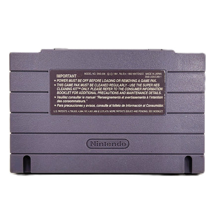 X-Men Mutant Apocalypse Super Nintendo Good Loose - Back Of Official Game Cartridge