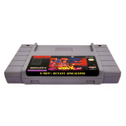 X-Men Mutant Apocalypse Super Nintendo Good Loose - Cartridge Top Label