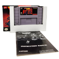 X-Men Mutant Apocalypse Super Nintendo Very Good CIB - Game cart shown with manual