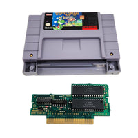 Yoshis Safari Super Nintendo Good Loose - View of cartridge shell with authentic Nintendo SNES circuit board shown