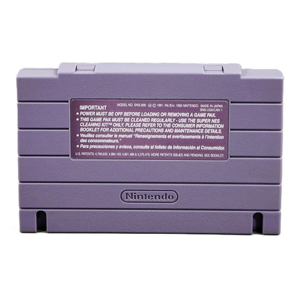 The Legend Of Zelda A Link To The Past Players Choice Super Nintendo Very Good - Cartridge Back Label