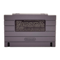 The Legend Of Zelda A Link To The Past Players Choice SNES Very Good Loose - Authentic Game Cartridge back Label