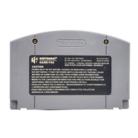 Zelda Ocarina Of Time Nintendo 64 Good Loose - Rear view Of Official N64 Game Cartridge