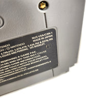 Zelda Ocarina Of Time Nintendo 64 Good Loose - Close up view of rear cartridge label showing number stamp