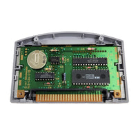 Zelda Ocarina Of Time Nintendo 64 Good Loose - Open cart showing Nintendo branded circuit board with working save battery installed