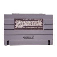 Zombies Ate My Neighbors Super Nintendo Very Good CIB - Rear view of official game cartridge showing label