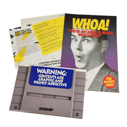 Zombies Ate My Neighbors Super Nintendo Very Good CIB - Pamphlets and paperwork included with the CIB version of the game