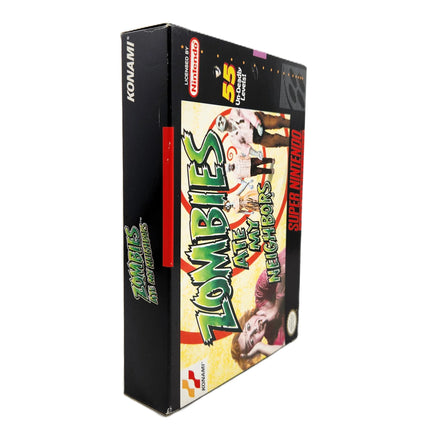 Zombies Ate My Neighbors Super Nintendo Very Good CIB - Spine view of official retail box