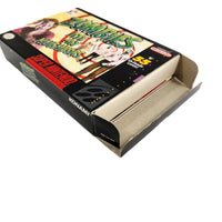 Zombies Ate My Neighbors Super Nintendo Very Good CIB - Open flap showing inside box contents