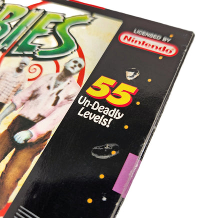 Zombies Ate My Neighbors Super Nintendo Very Good CIB - close up view of blemish