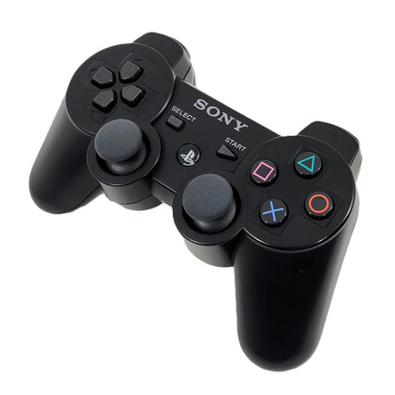 PlayStation 3 Super Slim 250GB Console System Bundle Black Carbon Fiber Skin Very Good Loose - View 8 of DualShock 3 Controller