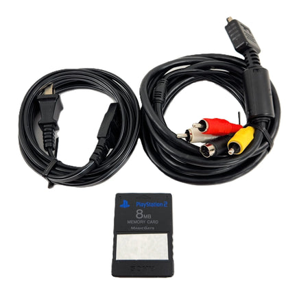 Sony PlayStation 2 Console System Bundle Black PS2 Fat Model Very Good Loose - View 11