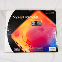 Sega Dreamcast System Complete With Controller Cables in Original Retail Box Very Good - 6 - Bottom of Retail Game Box Shown