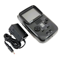 NEC Turbo Express System with AC Adapter - Recapped & LCD Screen Upgrade - Handheld TurboGrafx-16 Front Angle View