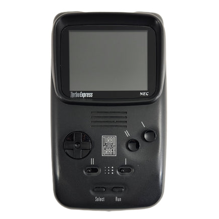 NEC Turbo Express System with AC Adapter - Recapped & LCD Screen Upgrade - Handheld TurboGrafx-16 - Front View