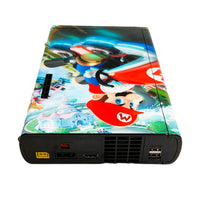 Nintendo Wii U 32GB Console System Bundle Black Mario Kart Skin Very Good Loose - View 8