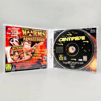 Centipede - Dreamcast - Interior view showing disc & instruction manual, very good condition