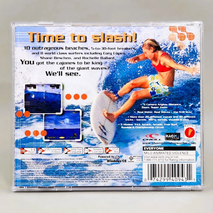 Championship Surfer - Dreamcast - Authentic rear tray artwork shown, like new condition
