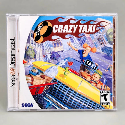 Crazy Taxi - Dreamcast - Authentic front artwork from instruction manual, very good condition