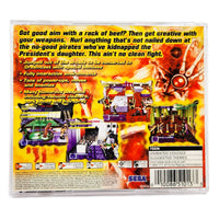 Dynamite Cop Sega Dreamcast Like New CIB - Rear Tray Insert Artwork