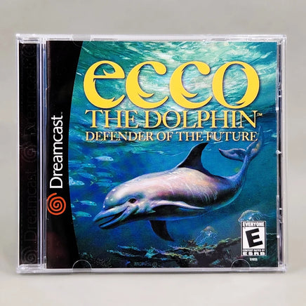 Ecco the Dolphin: Defender of the Future - Dreamcast - Manual front page artwork visible, very good condition