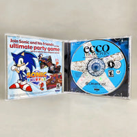 Ecco the Dolphin: Defender of the Future - Dreamcast - Interior layout showing disc placement, very good condition