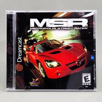 Metropolis Street Racer - Dreamcast - Front cover of jewel case, like new condition