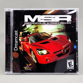 Metropolis Street Racer - Dreamcast - Front cover of jewel case, like new condition