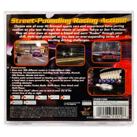Metropolis Street Racer Dreamcast Like New - Rear Cover Art