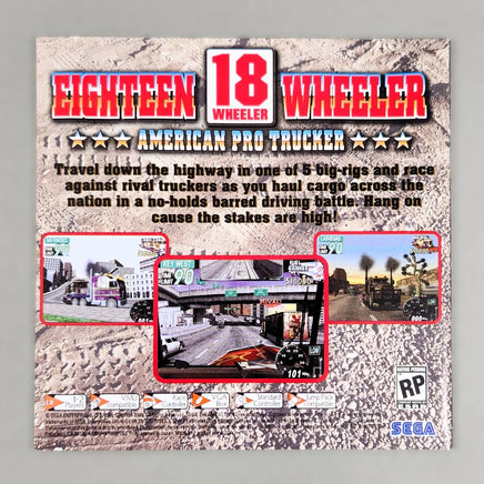 Metropolis Street Racer - Dreamcast - Instruction manual rear view, like new condition
