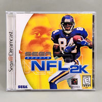 NFL 2K - Dreamcast - Complete front insert view, like new condition