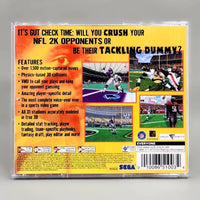 NFL 2K - Dreamcast - Official release back artwork, like new condition