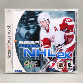 NHL 2K - Dreamcast - Front cover of jewel case, very good condition