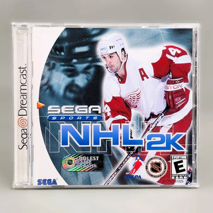 NHL 2K - Dreamcast - Front cover of jewel case, very good condition