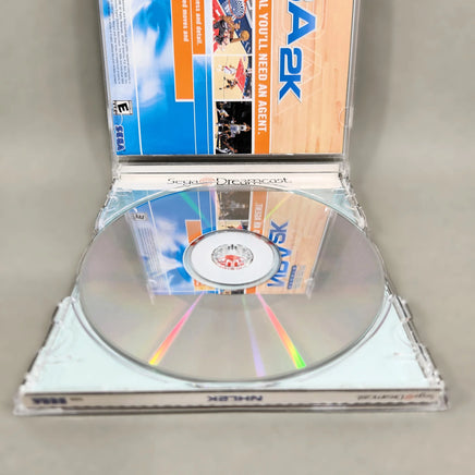 NHL 2K - Dreamcast - Close up of disc surface view, very good condition
