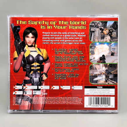 Outtrigger - Sega Dreamcast - Authentic rear tray artwork shown, like new condition