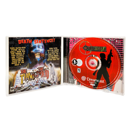 Outtrigger Sega Dreamcast Like New CIB - Interior View Showing Disc & Instruction Manual