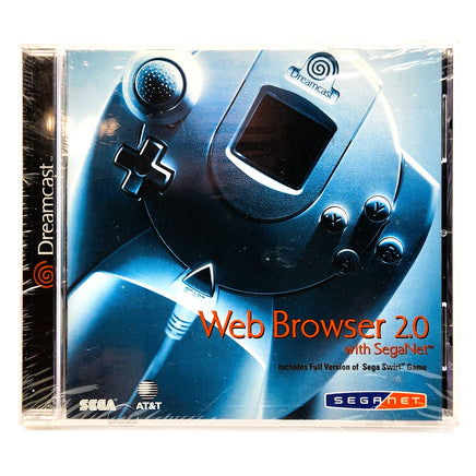 Web Browser 2.0 - Includes Sega Swirl Game - Front of Case Shown