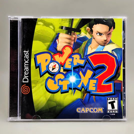 Power Stone 2 - Dreamcast - Manual front page artwork visible, like new condition
