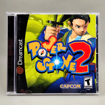 Power Stone 2 - Dreamcast - Manual front page artwork visible, like new condition