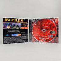 Quake III Arena - Dreamcast - Disc and manual displayed inside jewel case, like new condition