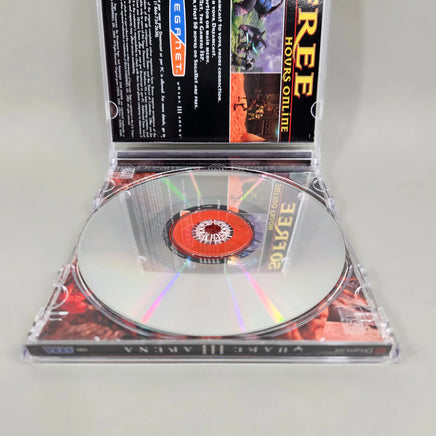 Quake III Arena - Dreamcast - Close up view of disc surface, like new condition