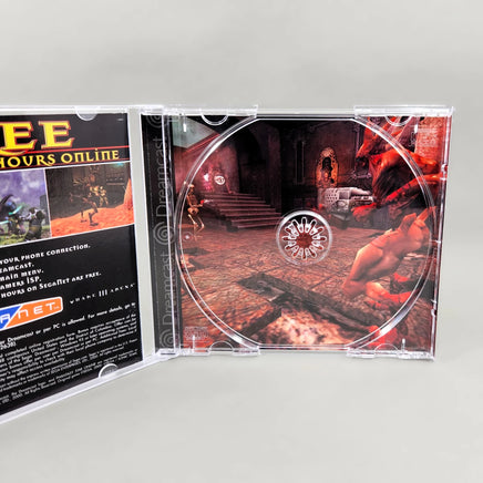 Quake III Arena - Dreamcast - Disc-tray artwork view, like new condition