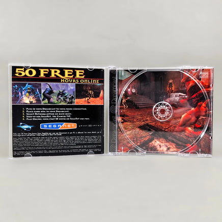 Quake III Arena - Dreamcast - Disc tray artwork view, very good condition