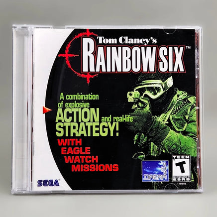 Rainbow Six, Tom Clancy's - Dreamcast - Front panel of jewel case showing authentic cover, like new condition