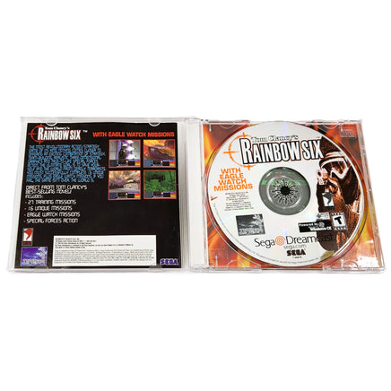 Rainbow Six Tom Clancys Dreamcast Like New - Case Open – Includes Disc And Manual
