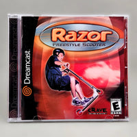 Razor Freestyle Scooter - Dreamcast - Front cover of jewel case, very good condition