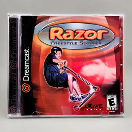 Razor Freestyle Scooter - Dreamcast - Front cover of jewel case, very good condition