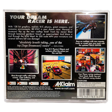 Revolt Dreamcast Like New - Back Artwork Displayed
