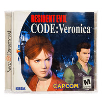 Resident Evil Code Veronica Sega Dreamcast Very Good CIB - Authentic Front Artwork From Instruction Manual